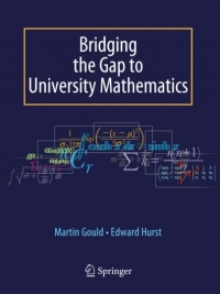 表紙画像: Bridging the Gap to University Mathematics 9781848002890