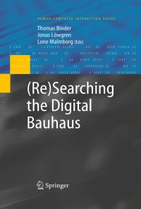 Imagen de portada: (Re)Searching the Digital Bauhaus 9781848003491