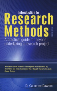 Cover image: Introduction to Research Methods 4th edition 9781848034815