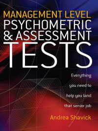 Cover image: Management Level Psychometric and Assessment Tests 9781848036062