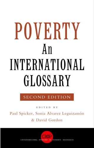 Imagen de portada: Poverty 1st edition 9781842778234