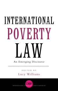 Imagen de portada: International Poverty Law 1st edition 9781842776841