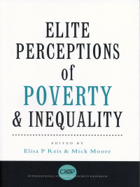 Cover image: Elite Perceptions of Poverty and Inequality 1st edition 9781842776384