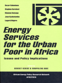 Cover image: Energy Services for the Urban Poor in Africa 1st edition 9781842775585