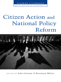 Omslagafbeelding: Citizen Action and National Policy Reform 1st edition 9781848133853