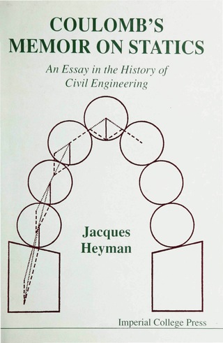 Imagen de portada: COULOMB'S MEMOIR ON STATICS 9781860940569