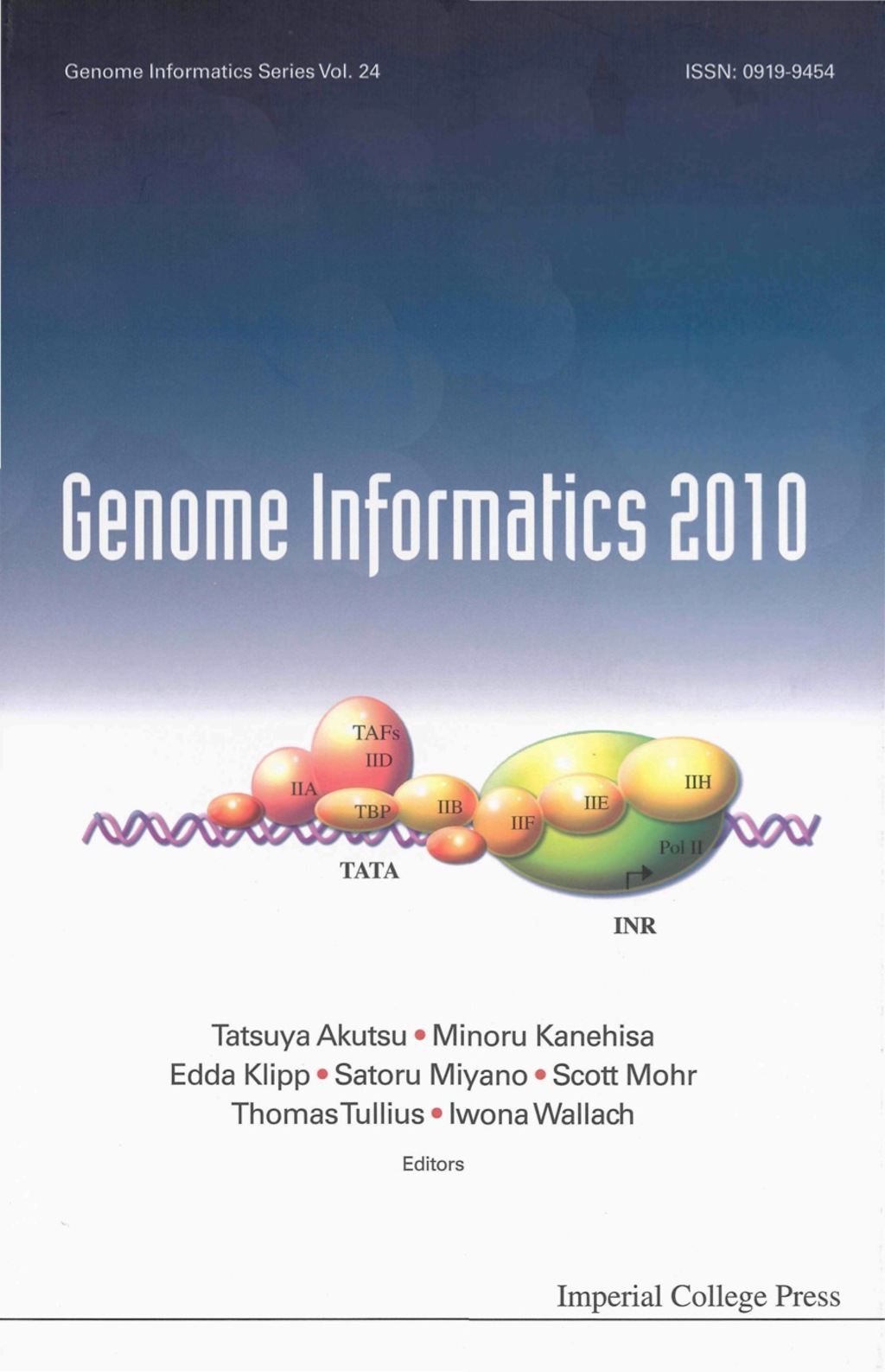 GENOME INFORMATICS 2010 (V24) Genome Informatics Series Vol. 24