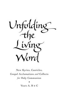 Imagen de portada: Unfolding the Living Word 9781848252752