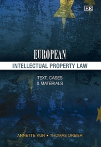 Cover image: European Intellectual Property Law 9781848448797