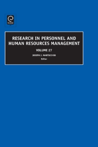 صورة الغلاف: Research in Personnel and Human Resources Management 9781848550049