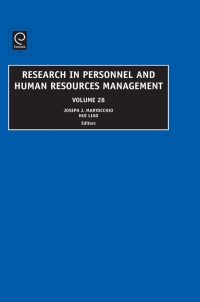 Cover image: Research in Personnel and Human Resources Management 9781848550568