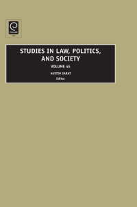 Omslagafbeelding: Studies in Law, Politics and Society 9781848550902