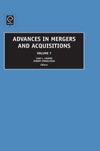 表紙画像: Advances in Mergers and Acquisitions 9781848551008