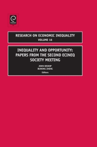 Imagen de portada: Inequality and Poverty 9781848551343