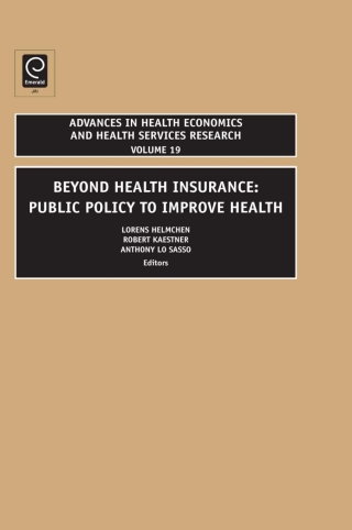 صورة الغلاف: Beyond Health Insurance 9781848551800