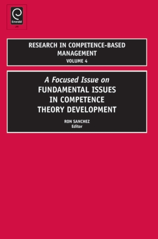 Cover image: Research in Competence-Based Management 9781848552104
