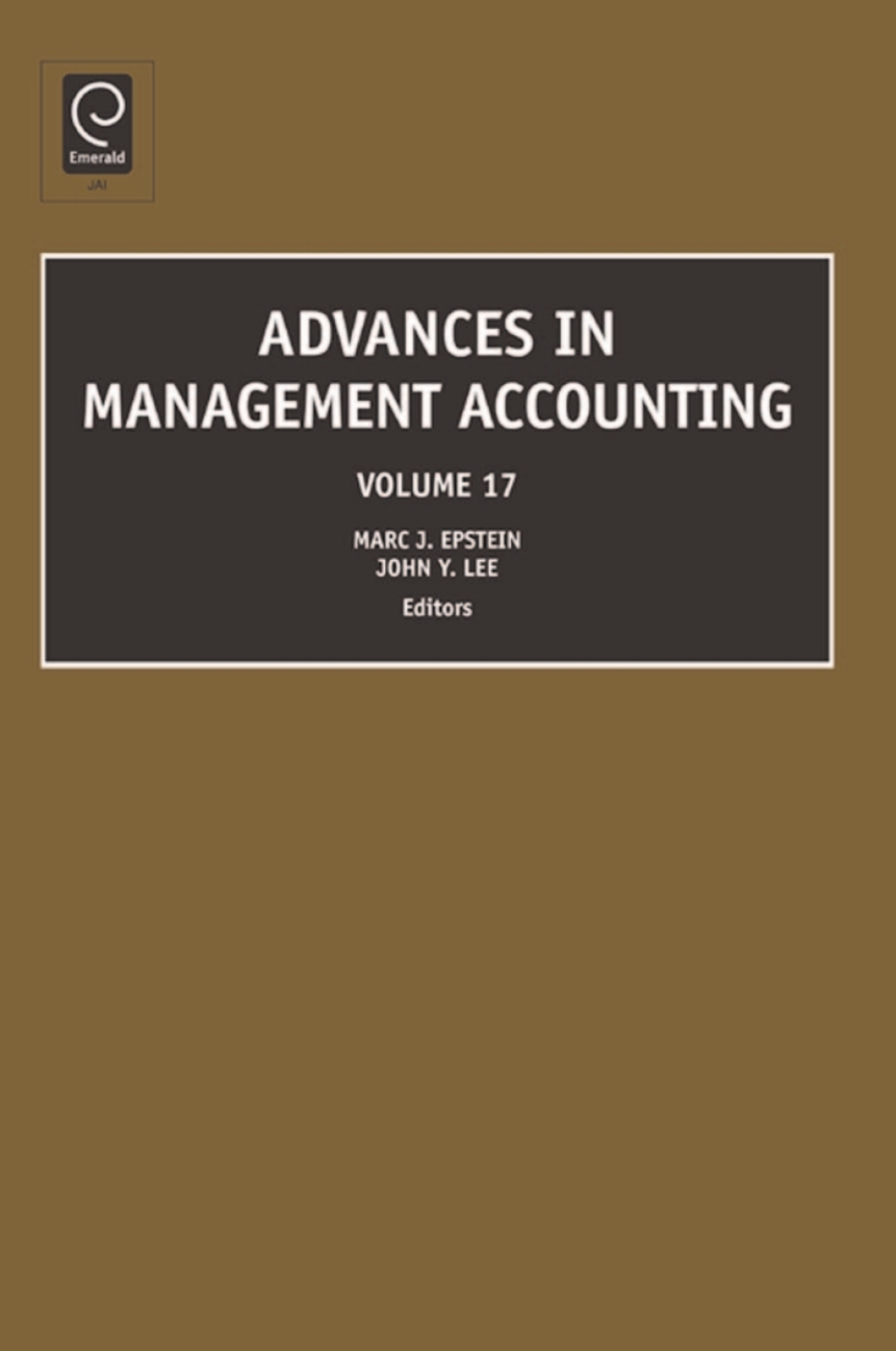 Advances in Management Accounting