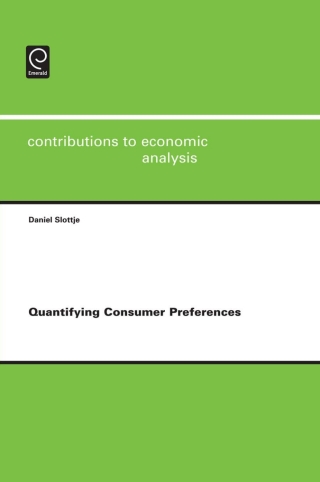 Cover image: Quantifying Consumer Preferences 9781848553125