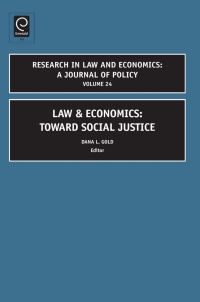 Cover image: Law and Economics 9781848553347