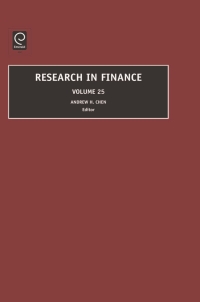 Cover image: Research in Finance 9781848554467