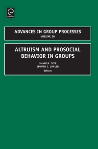 Cover image: Altruism and Prosocial Behavior in Groups 9781848555723