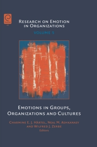 Cover image: Emotions in Groups, Organizations and Cultures 9781848556546