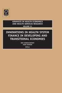 Cover image: Innovations in Health Care Financing in Low and Middle Income Countries 9781848556645