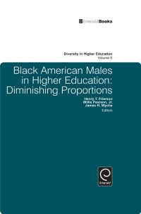 Cover image: Black American Males in Higher Education 9781848558984