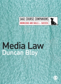 صورة الغلاف: Media Law 1st edition 9781412911207