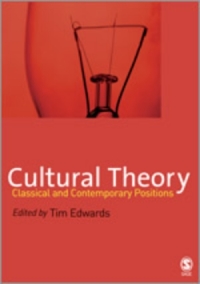 صورة الغلاف: Cultural Theory 1st edition 9780761948636