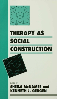 Imagen de portada: Therapy as Social Construction 1st edition 9780803983038