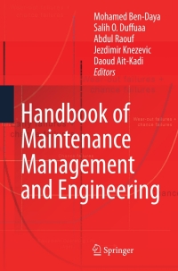 Cover image: Handbook of Maintenance Management and Engineering 9781848824713