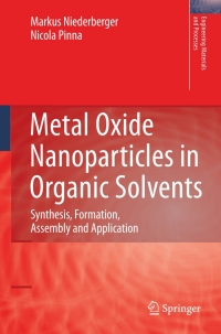 Titelbild: Metal Oxide Nanoparticles in Organic Solvents 9781848826700