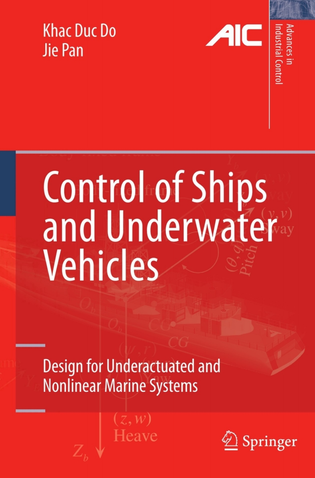 Control of Ships and Underwater Vehicles Design for Underactuated and Nonlinear Marine Systems