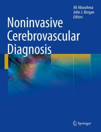 Cover image: Noninvasive Cerebrovascular Diagnosis 1st edition 9781848829565