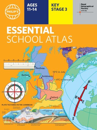 Cover image: Philip's Essential School Atlas 9781849076944