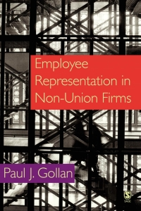Cover image: Employee Representation in Non-Union Firms 1st edition 9781412903462