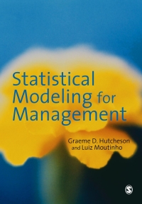 Titelbild: Statistical Modeling for Management 1st edition 9780761970125