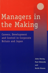 Cover image: Managers in the Making 1st edition 9780761955429