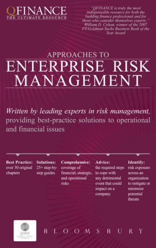 Cover image: Approaches to Enterprise Risk Management 1st edition 9781849300032