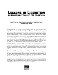 صورة الغلاف: Lessons in Liberation 9781849354363