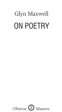Omslagafbeelding: On Poetry 1st edition 9781849430852