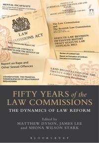 Cover image: Fifty Years of the Law Commissions 1st edition 9781509927913