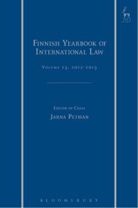 Imagen de portada: Finnish Yearbook of International Law, Volume 23, 2012-2013 1st edition 9781849465663
