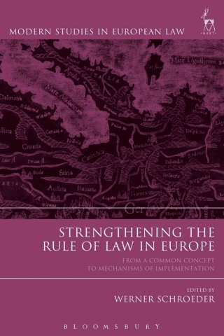Cover image: Strengthening the Rule of Law in Europe 1st edition 9781509928873