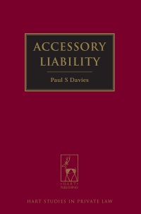 Imagen de portada: Accessory Liability 1st edition 9781849462877