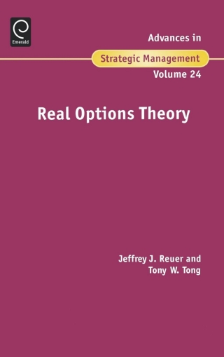 Imagen de portada: Real Options Theory 9780762314270