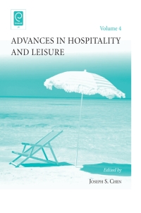 Cover image: Advances in Hospitality and Leisure 9780762314898