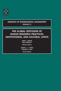 Imagen de portada: Global Diffusion of Human Resource Practices 9780762314010