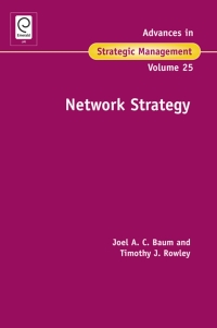 Imagen de portada: Network Strategy 9780762314423